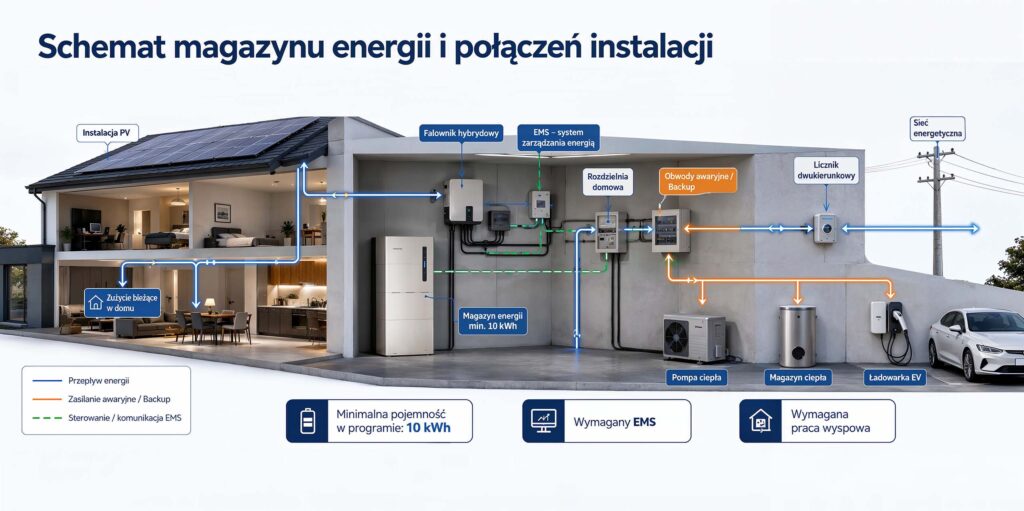 Jak musi wyglądać instalacja, aby dostać dotację na magazyn energii? Green House Systems Fotowoltaika
